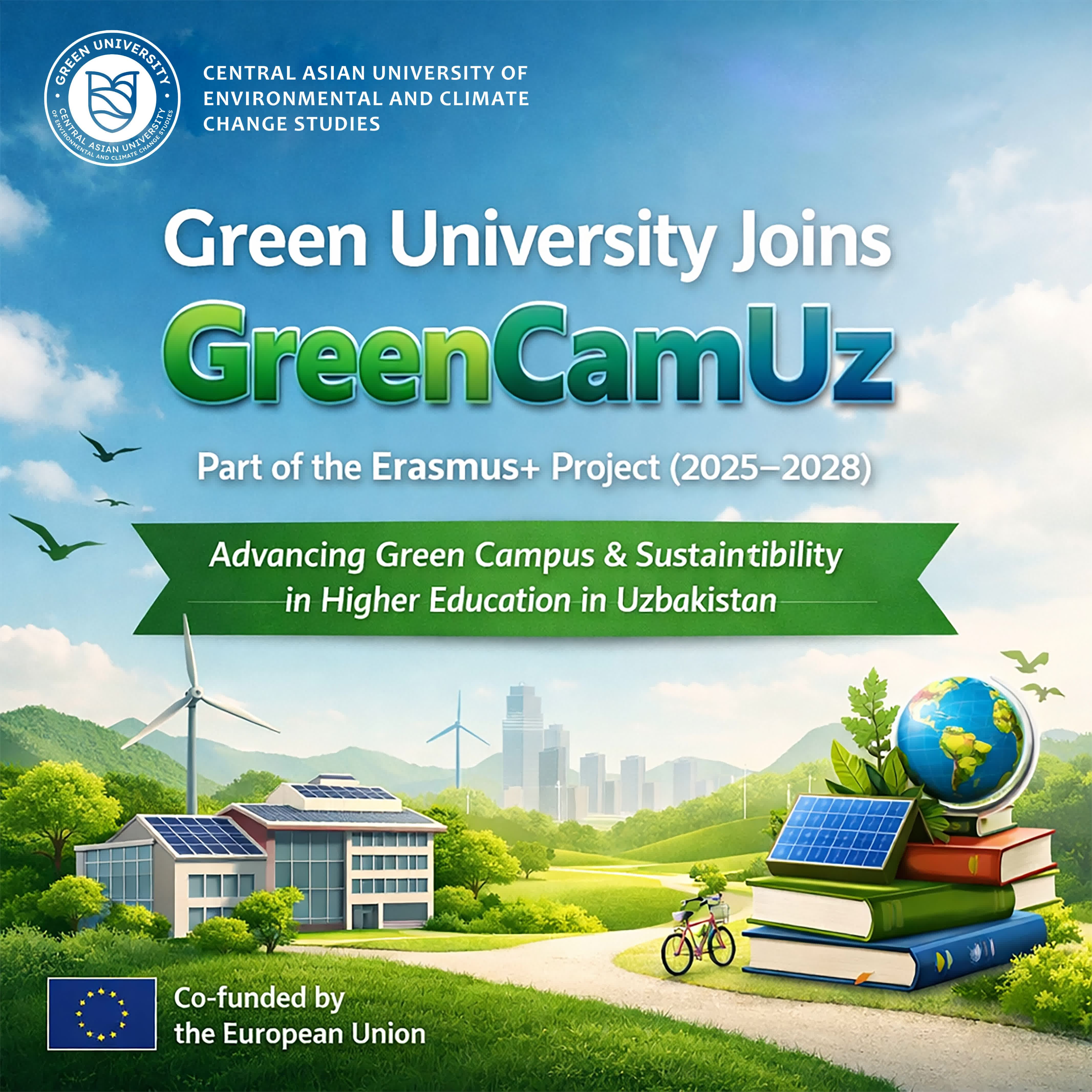 "Green University" "GreenCamUz" xalqaro loyihasida o‘z ishtirokini boshladi
